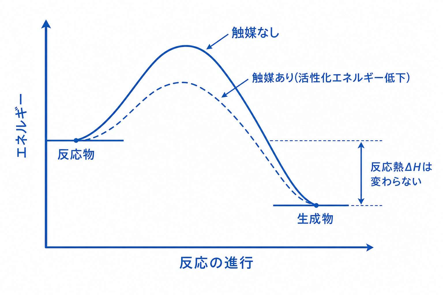 触媒と活性化エネルギー